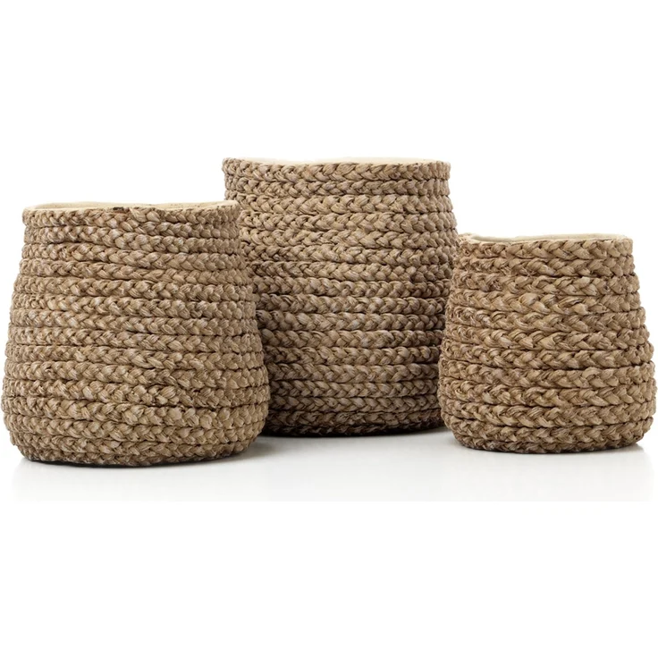 Der Fake Braided Pflanzkübel - Natur - M – Bild 5