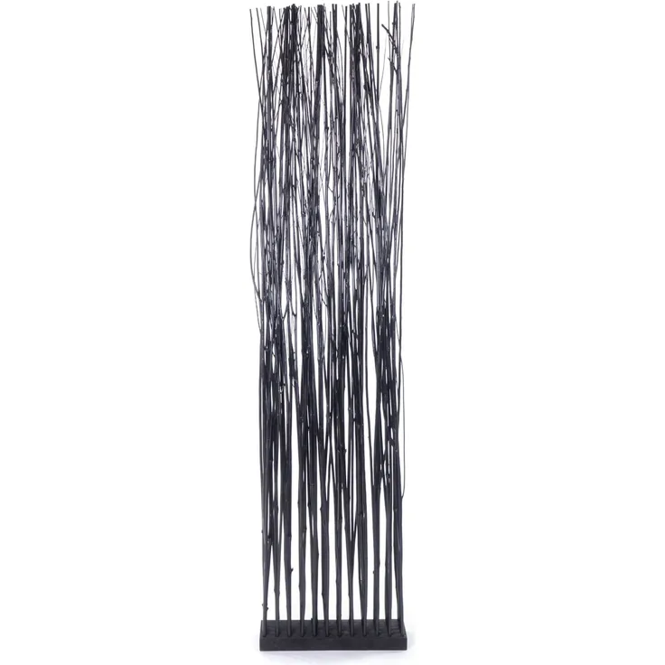 Raumteiler Slim 170x40 cm, Weidenholz-Zweige schwarz