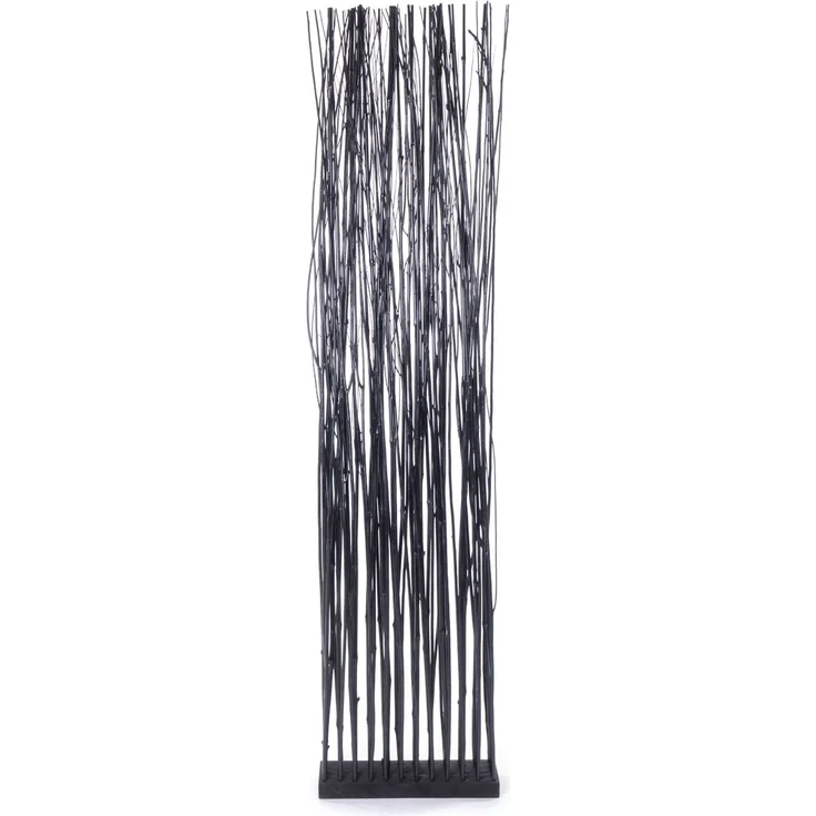 Raumteiler Slim 170x40 cm, Weidenholz-Zweige schwarz – Bild 1