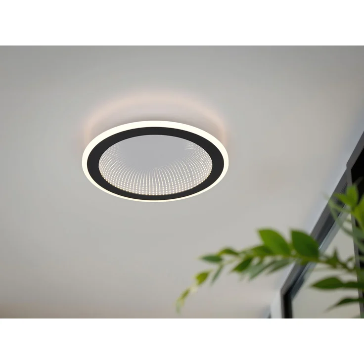Reality LED Deckenleuchte Glace 21,5W schwarz Metall warmweiß-kaltweiß – Bild 10