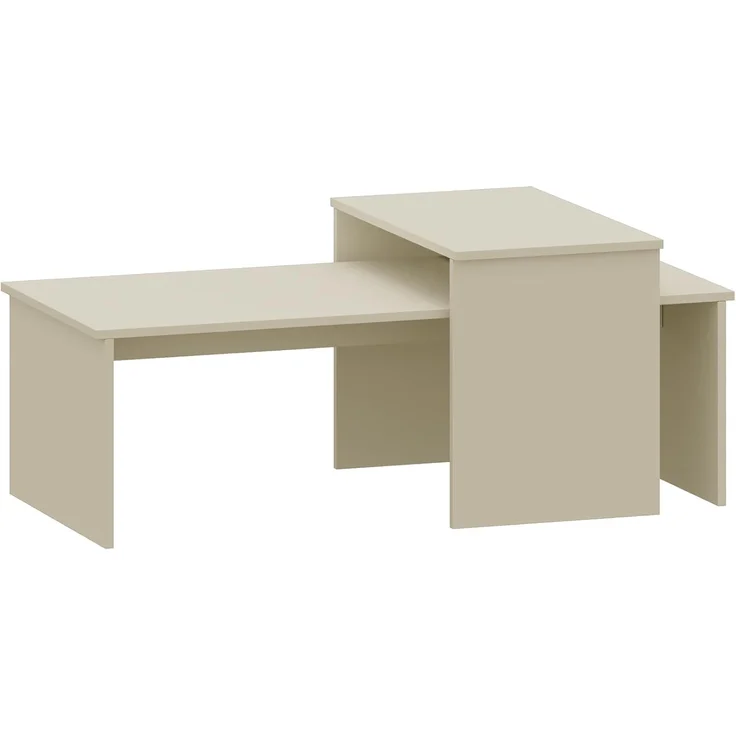 Satztisch 2er Set Sotapim Sandfarben [en. casa] – Bild 3