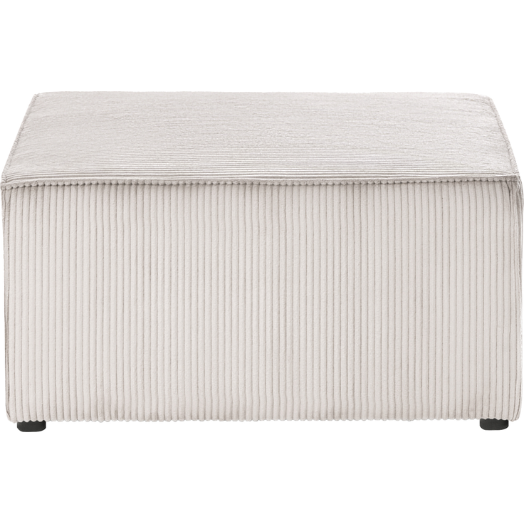 Ottomane LEMVIG Cord Beige – Bild 5