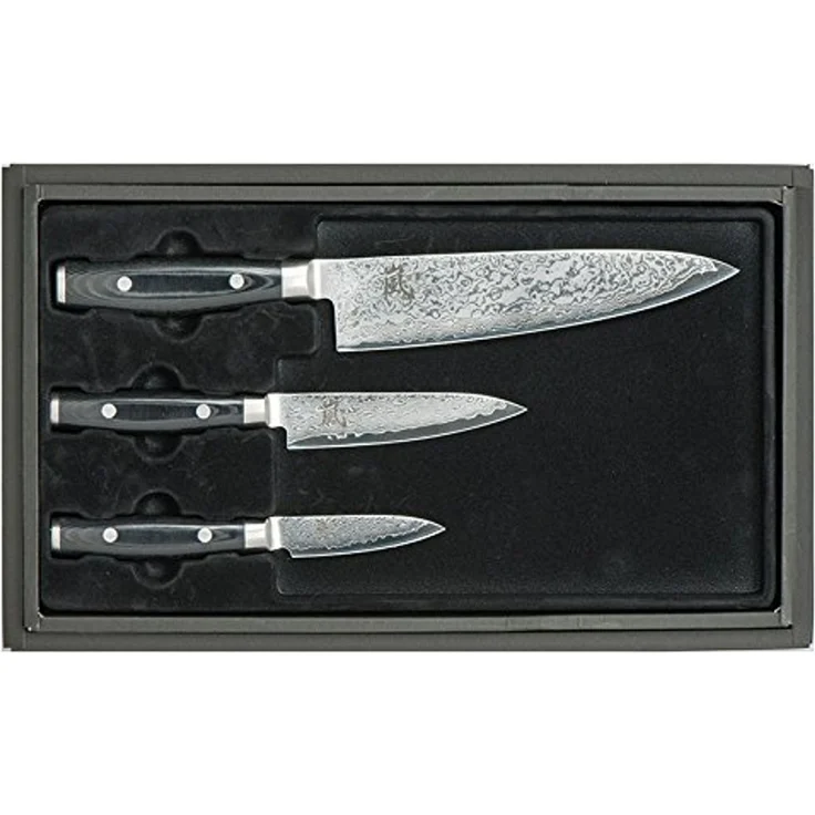 Yaxell Ran69 Geschenkset Kochmesser + Allzweckmesser + Schälmesser 36054 – Bild 1