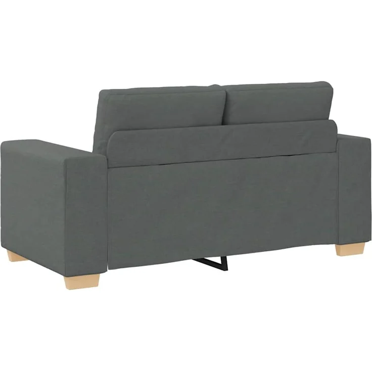 vidaXL Zweisitzer-Sofa Dunkelgrau 160x77x82 cm Stoff 4105069 – Bild 6