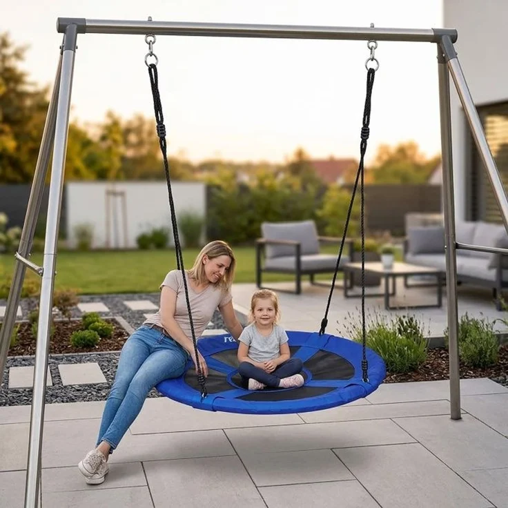 Relaxdays Nestschaukel rund mit geschlossenem Sitz – Bild 5