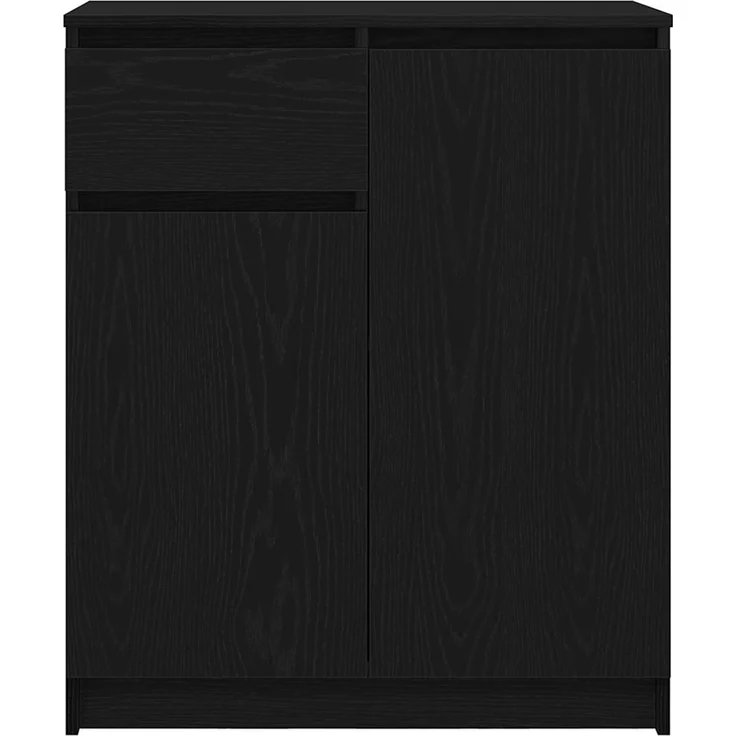 Sideboard, Kommode mit Schublade Schwarz Eichen-Optik 71x35x84 cm – Bild 6
