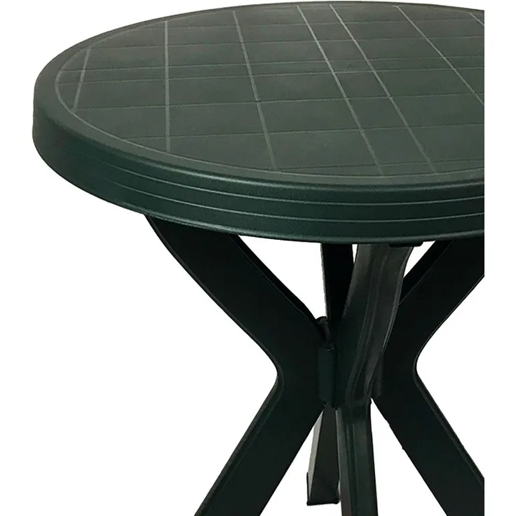 Gartentisch Balkontisch Bistrotisch Tisch Rund Grün Don Ø70xH72cm