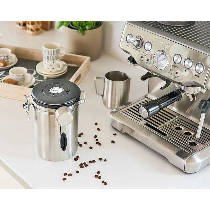 ZELLER 27367 Kaffeedose mit Löffel 1700 ml, Edelstahl/Kunststoff, Ø 12 x 19 cm – Bild 9