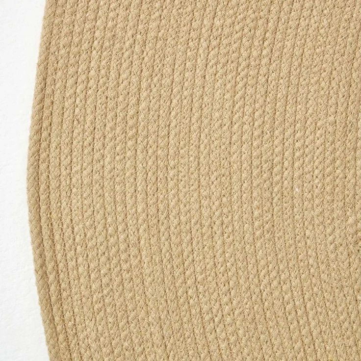 Homescapes Teppich Handgewebter geflochtener Teppich in Beige, 50x80 cm, Höhe: 20 mm – Bild 2