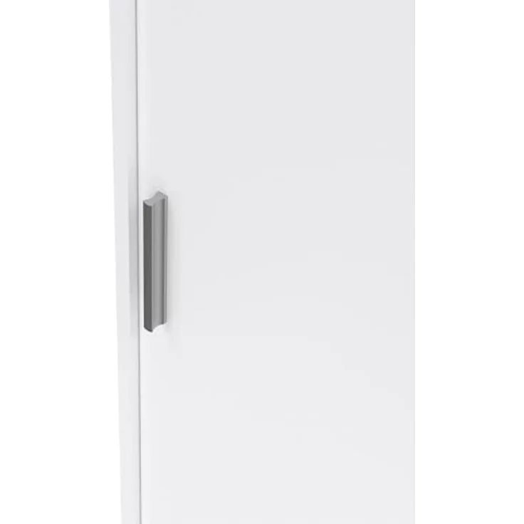 Dmora - Kleiderschrank 3 Türen Delphine, Schlafzimmermöbel, Schrank, Garderobe, 177x60 h200 cm, Weiß – Bild 7