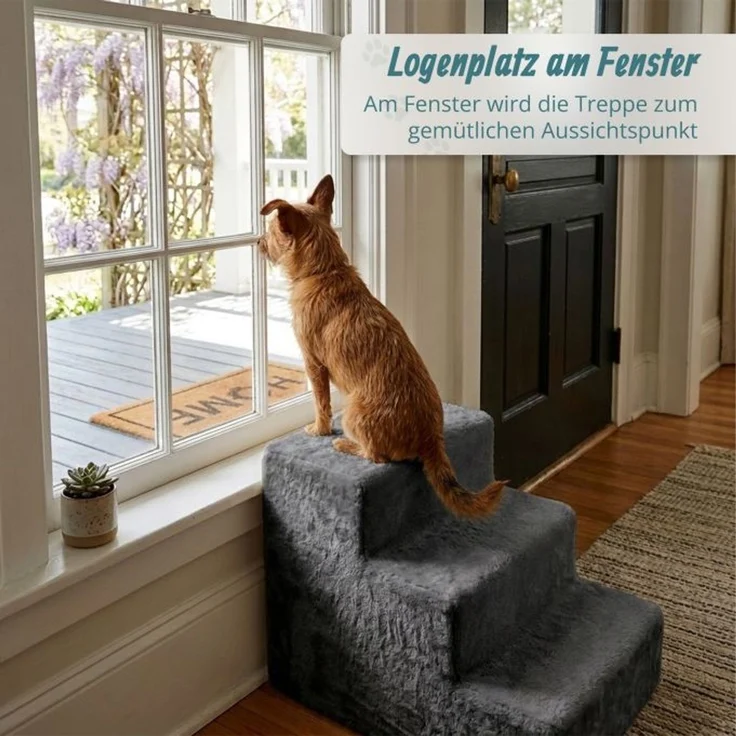 Relaxdays Hundetreppe mit 3 Stufen – Bild 3