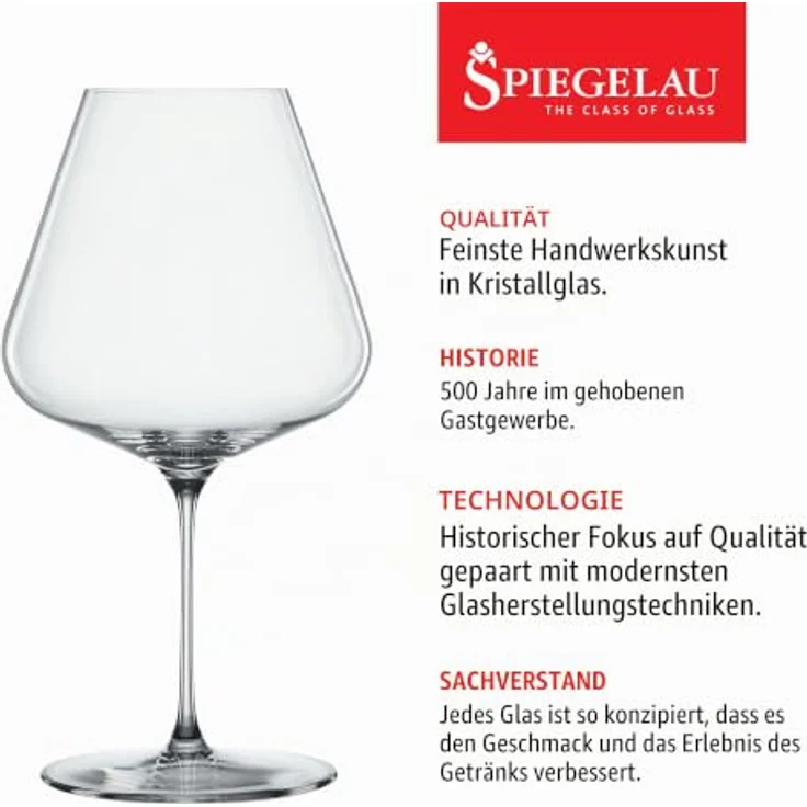 SPIEGELAU Weinglas Spiegelau Difinition Burgunderglas 960ml 6 er Set, Glas – Bild 2