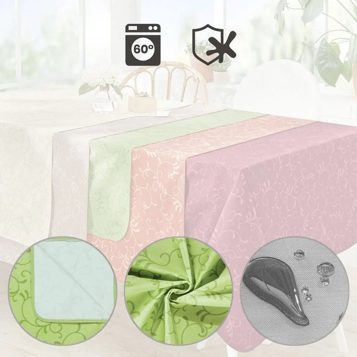 Erwin Müller Tischdecke Tischdecke "Essen", abwaschbar Ranke – Bild 3