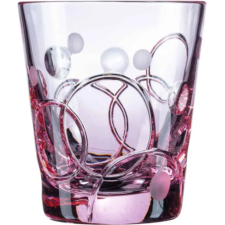 Becher Kristall Circle lavender (8,5 cm)
