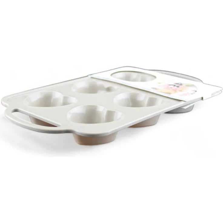 Silikon-Muffinform – 6-fach Backform für Muffins & kleine Kuchen – Bild 2