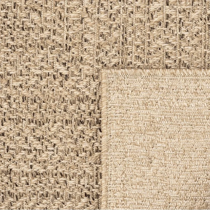 the carpet Outdoorteppich Kansas, rechteckig, Höhe: 1 mm, moderner robuster In und Outdoor Teppich Jute Look – Bild 3