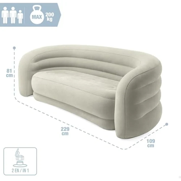 Intex Luftsofa gewölbtes Sofa – Bild 3