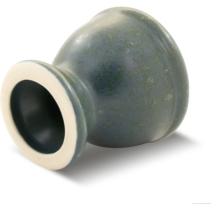 Bunzlauer Keramik Eierbecher Bunzlauer Keramik Eierbecher klassisch hoch Ø5,4cm x H5,2cm Dek ZIELON – Bild 1