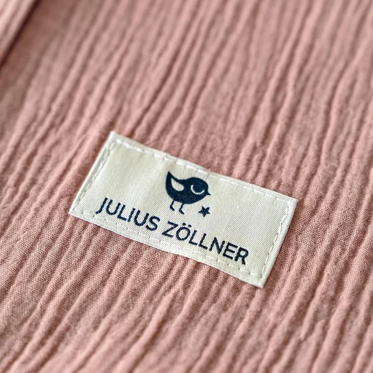 Julius Zöllner Baby Sommerschlafsack Musselin dusty rose 70 cm – Bild 4