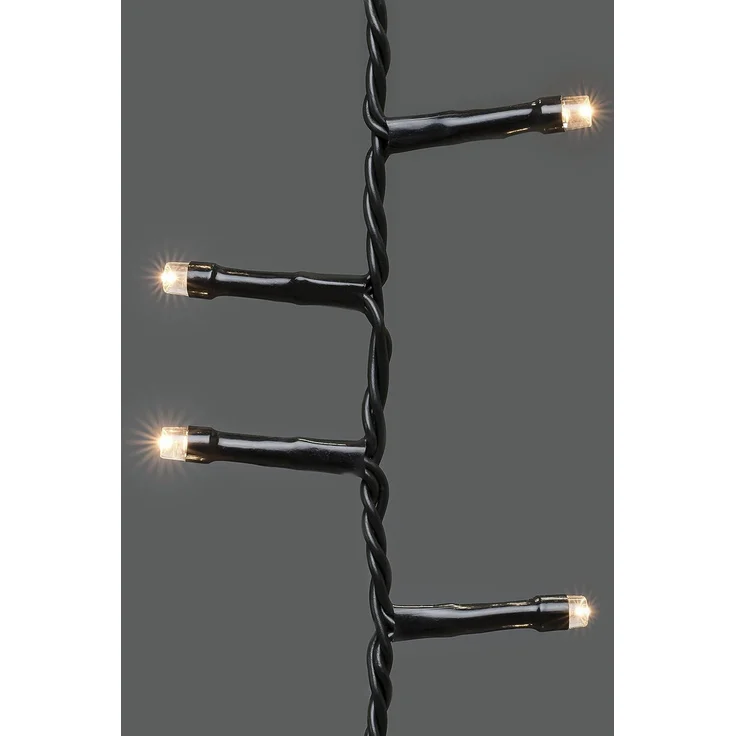 KONSTSMIDE LED-Baummantel Weihnachtsdeko aussen, Christbaumschmuck, 1080-flammig, Micro LED Compactlights Lichterkette mit Ring, 6 Stränge à 180 Dioden – Bild 4