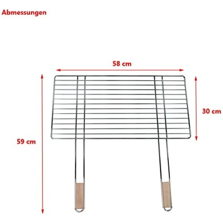 Master Grill & Party Grillrost verchromt 58 x 30 cm (MG253) – Bild 2