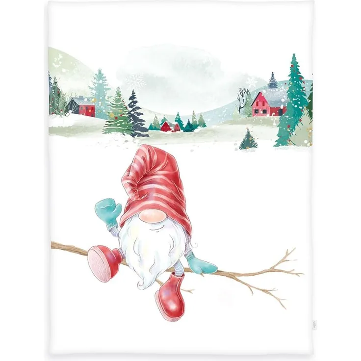 Herding Wichtel Wellsoft-Flauschdecke Wohndecke 150x200 cm