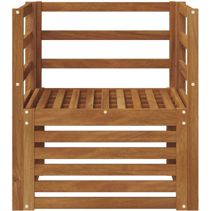 vidaXL Outdoor-Sofagarnitur Natur Massivholz Akazie 3436334 – Bild 3