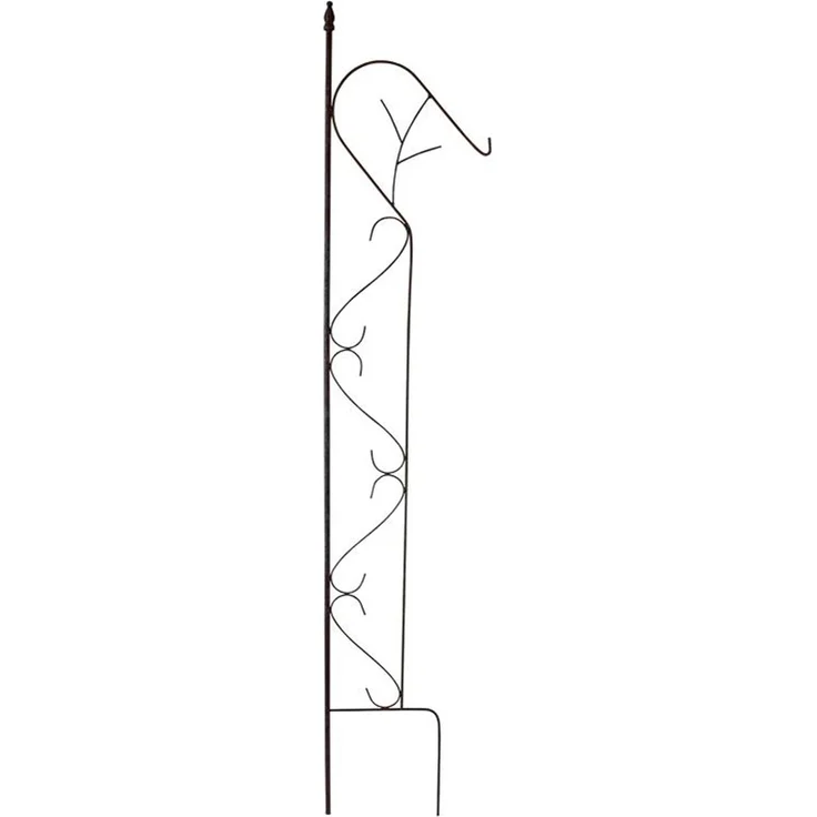 Rankhilfe Rankgitter Kletterhilfe mit Haken Pflanzengitter 27x144cm Rost Spalier – Bild 7