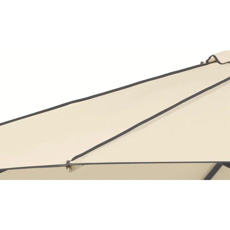 Schneider Alu/Stahl Kurbelschirm Adria 300cm Knicker Stock 48mm PES natur – Bild 5