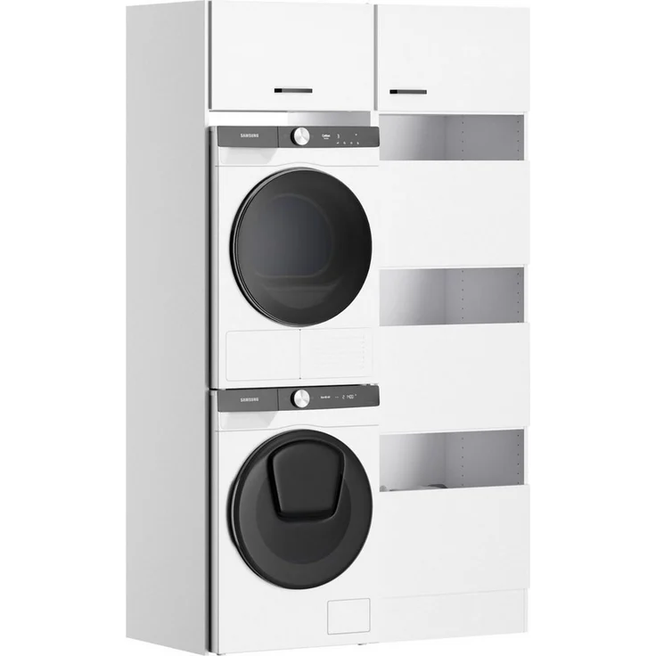 OPTIFIT Mehrzweckschrank-Set OPTImulti, (2-St), Breite 123,2 cm, cleveres Wäschesystem, Metallgriffe – Bild 1
