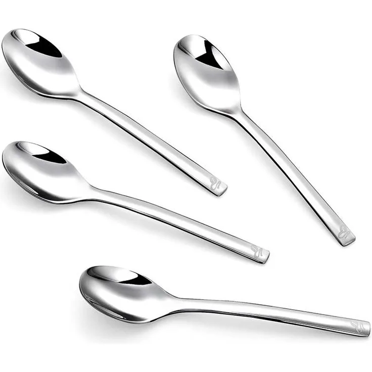Tchibo Kaffeelöffel, 4-er Set Espresso Löffel, Edelstahl, Spülmaschinengeeignet
