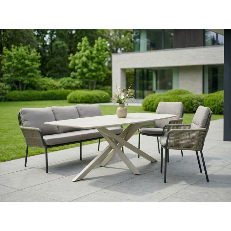 LC Garden 'Como' Gartentisch, Sintered Taupe, 75 x 100 x 220 cm – Bild 2