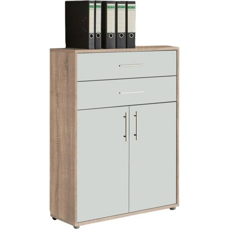 BMG Möbel Aktenschrank BMG Möbel Schubkasten Schrank, 2 Türen in 11 verschiedenen Farben Made in Germany – Bild 3