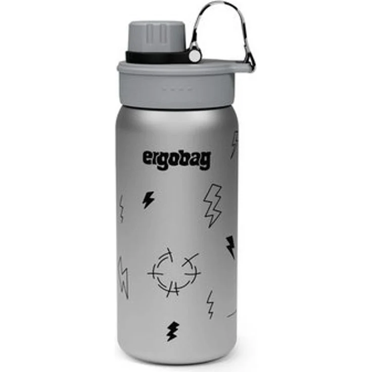 ergobag Trinkflasche Edelstahl Trinkflasche, auslaufsicher und kohlensäuregeeignet – Bild 4