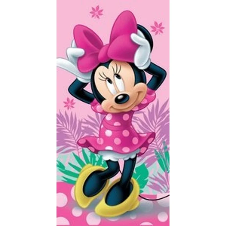 Disney Minnie Mouse Badetuch Duschtuch Badetuch Disney Minnie Mouse Pink 70 x 140 cm 100% Baumwolle, (1-St), 100% Baumwolle,trocknergeeignet – Bild 4