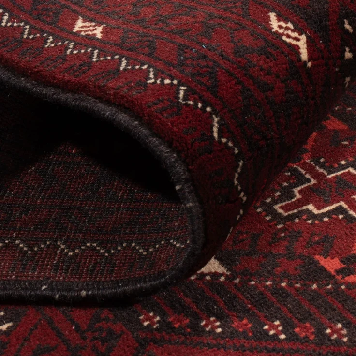 Läufer Afghan - 300 x 79 cm - rot – Bild 4