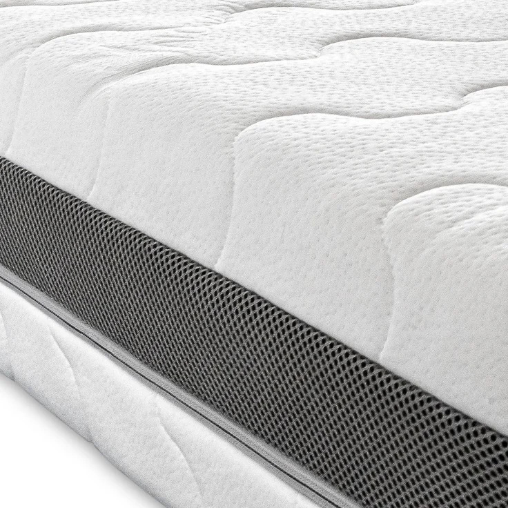 Orthopädische Matratze 160x200 H4 H3 - Höhe 18cm - 7 Zonen Kaltschaummatratze 160x200 mit Aloe Vera Doppeltuchbezug, OEKO-TEX 100 zertifiziert – Bild 5