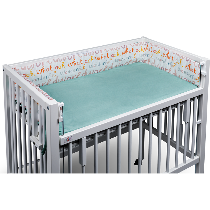 tiSsi® Nestchen / Einlage Beistellbett 40x90 cm mint wonderful world