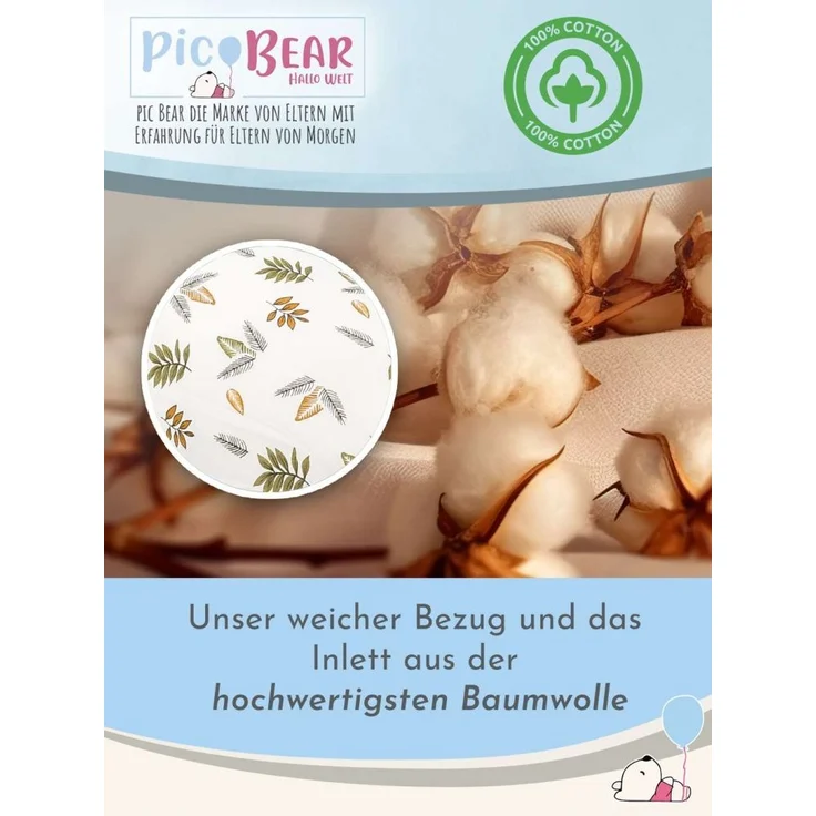 pic Bear Stillkissen Medium 170 cm, Blätter : Blätter – Bild 1
