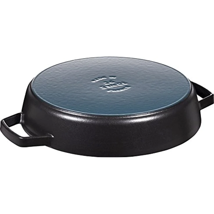 Staub Pans Bratpfanne 26 cm, Gusseisen, Schwarz – Bild 2