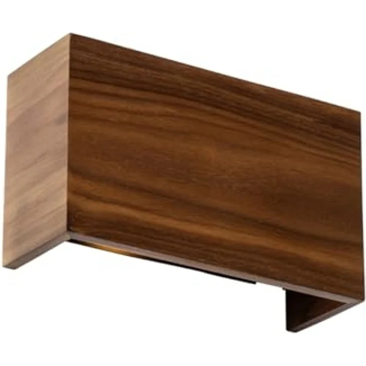 Qazqa Wandleuchte Otan, ohne Leuchtmittel, G9, Braun, Landhaus, Holz, 2-flammig – Bild 7