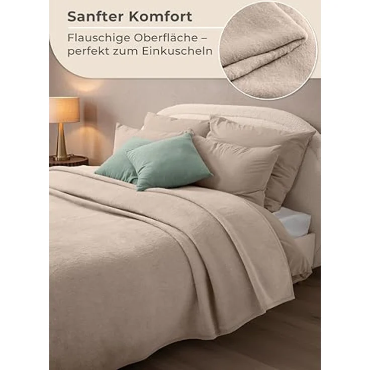 Wohndecke Wohndecke aus Baumwolle - Kuscheldecke, Baumwolldecke -, Laynenburg, Decke als Sofa-decke, Couchdecke, Wolldecke aus Baumwollmix – Bild 5