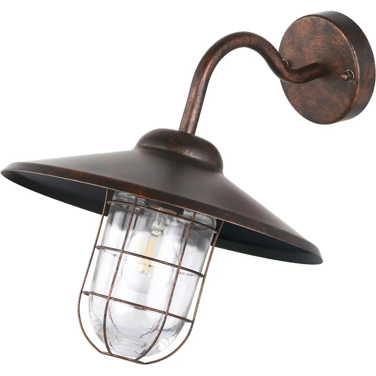 Eglo 94863 Aussenleuchte Wandleuchte 1-flammig E27 KUPFER-ANTIK MELGOA – Bild 1