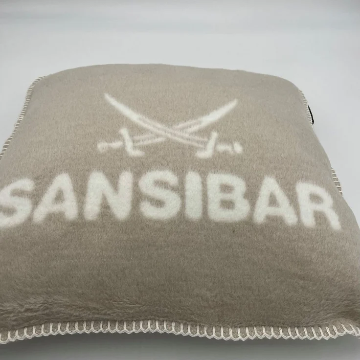 Sansibar Sylt Kissenbezug Jacquard Kissenhülle "Doubleface", Sansibar Dekokissen, 50x50 cm, besonders weich, angenehm wärmend, pflegeleicht, hautfreundlich – Bild 2