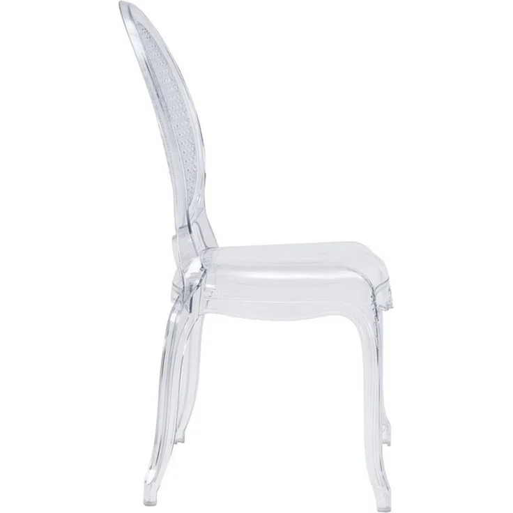 hjh LIVING 4-Fußstuhl CRISTALIO Stuhl Kunststoff ohne Armlehnen 4 St, CRISTALIO – Bild 2