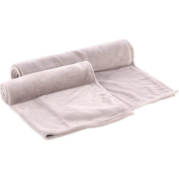 Flamingo Decke Nardo rechteckig beige, Maße: 100 x 150 cm – Bild 1