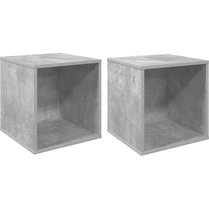 vidaXL Vinyl Album Box 2 stk. Betongrau 37 x 36,5 x 38 cm 8012849 – Bild 2
