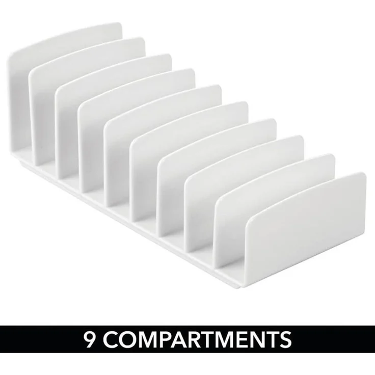 Schminkaufbewahrung Kosmetik Organizer mDesign Make-up Organizer weiß – Bild 8