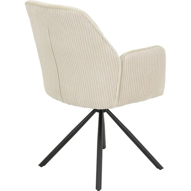 Armlehnenstuhl Aalen / Amira S, Stoff, Beige, 56 x 89 x 61 cm – Bild 4