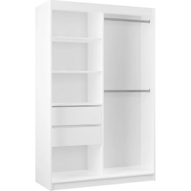 Beautysofa Kleiderschrank GAJA II mit Spiegel (Schrank mit Schubladen und Kleiderstange, moderner Schiebetürenschrank) Breite: 120 cm, 200 cm oder 240 cm – Bild 4